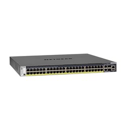 NETGEAR M4300-52G-POE+ 48-port PoE+ Layer 3 Fully Managed Stackable Switch with 2 x 10GBASE-T and 2 x SFP+ and 550W PSU